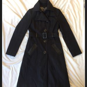Mackage trench coat in black, size small